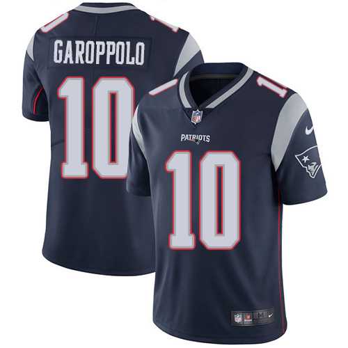 Nike New England Patriots #10 Jimmy Garoppolo Navy Blue Team Color NFL Vapor Untouchable Limited Jersey,We sell and wholesale Nike New England Patriots #10 Jimmy Garoppolo Navy Blue Team Color NFL Vapor Untouchable Limited Jersey on line form chian!